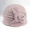 Kapieczki z szerokim brzegiem Kaputa Kopiące Dome Fedora Middora Ladies Wool Hat Hat Mom Hats In Aucien and Winter Warm Cap 230602