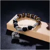 Perles Pierre Naturelle Bracelets 7 Reiki Chakra Guérison Nce Perles Coeur Bracelet Pour Hommes Femmes Stretch Yoga Bijoux Drop Delivery Dh46V