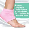 Traitement des pieds 2 Pcs Gel Hydratant Talon Chaussettes Fuzzy Toeless Spa Chaussette pour Soins des Pieds Talons Fissurés Pieds Secs Callosités des Pieds 230602