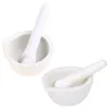 Mills Ceramic Mortar And Pestle Spice Herbal Grinder Mixed Grinding Bowl Crusher Set Restaurant Kitchen Tools