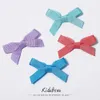 Hair Accessories Fashion Solid Color Butterfly Hairpin for Kids Girls Cute Bowknot Clips Handmade Headwear Children Gifts