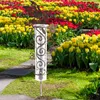 Equipamentos de rega Medidor de chuva de beija-flor para jardim Ferramenta de medição de chuvas de metal de 7 polegadas com ornamento de pássaro Decoração digital de 7 polegadas