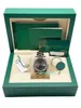 Relógios de pulso de luxo NOVOS Relógios automáticos masculinos Novos em folha 126331 Datejust 41 Wimbledon Everose Gold Steel Box Paper