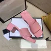 Slippers Top quality Brand woman designer lady Sandals summer jelly slide high heel slippers luxury Casual shoes Womens Leather Alphabet beach shoe T230603