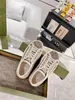 Designers Tennis Sneaker Canvas Luxurys Shoe Beige White Black Washed Jacquard Denim Women Shoes Ace Rubber Sole brodered Vintage Casual Sneakers