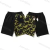 Man Shark calças curtas Mens Shorts Designer Camuflagem