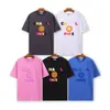 여성 티셔츠 데시 겐 르 남성 셔츠 짧은 소매 Tshirts 편지 인쇄 캐주얼 Tshirt 고급 자수 느슨한 남성 탑 10A 품질의 스웨트 셔츠면 R7EH#