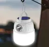 Solar campinglampa LED -lykta ficklampa bärbar utomhus USB -laddningsbar sökljus camping hängande nödlyktor lampor powerbank