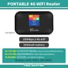 Routrar OptFocus LCD Display 4G 3G för EU Asia Brazil Wi Fi Spot Portable med Battery WiFi Hotpot 4G SIM Card Mini Router