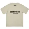 Camisas de grife camiseta Essent Street Casual camiseta Essentiel Loose Men Women Summer Luxury essen Tshirts Chest Print Tops Tees essentiel T-shirt H7