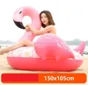 Zomer watersport opblaasbare flamingo vlot matras zwembad drijvende pvc stoel ring buizen opblaasbare water dier boot speelgoed strandstoel