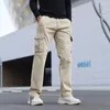 Pantalones de hombres Moda de algodón Anti arrugador