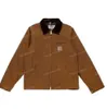 Carhart Designer Mens Giacche wip spessi abiti da lavoro Detroit American giacca di cotone uomo donna coppia Coat Motion design 985ess