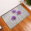 Carpets Home Decoration Digital Printed Flannel Floor Mat Door Plant Flower Printing Kitchen Bathroom Absorbent Non-slip Carpet