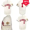 XFLSP GLAA3740 HAWAII Islanders 1970-Home Jersey Nowy szycie dowolną nazwę S do 3xl 100% zszyty wysokiej jakości koszulka baseballowa