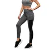 Leggings femininas de verão para academia, leggings esportivas com bolsos, moda feminina, cintura alta, roupas de yoga, drop