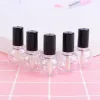 5pcs 4cm x 2,5cm Tubo labial de plástico vazio Tubos de brilho labial em forma de cordeiro transparente Batom Mini amostra Recipiente cosmético Atacado