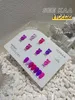 KITS 7COLOR POTTA DI VETRO traslucida Giaccia lattiginosa gelatina bianca smalto per chiodo bianco color gel verniciatura a gel di gel per manicure Base art