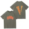 VLONE Casual T-Shirt Ins Hot 20ss Frühling Sommer Unisex gutes Herren-T-Shirt vorne 3D-Silikon-Logo T-Shirt T-Shirt Skateboard Übergröße Männer Frauen Kurzarm-T-Shirts Größe S-4XL Y1