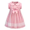 Kids Girls Fashion Dresses Baby Girl Short Sleeves Dress Children's Wholesale Clothes for Free Shippping