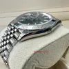 126300 datejust 41グリーンモチーフダイヤルスムースベゼルジュビリーウォッチファッションブランド自動防水サファイアメンズウォッチ