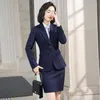 Women's Two Piece Pants IZICFLY High End Autumn Spring Interview Office Wear For Women Blazer With Trouser Business Elegant Suits Outfit