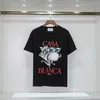 Erkek Tişörtler Erkek Tasarımcı Kazablanka T Shirt Moda Erkek Gündelik Tshirts MAN Giyim Sokak Tasarımcısı T Shirt Tenis Kulübü Şortlu Kılıf Giysileri Gömlekler L J230603