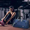 Duffel Bags Oxford Cloth Shoulder Sport Large Capacity Cylinder Gym Foldable Waterproof Adjustable Strap Outdoor Handbag