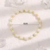 Strand Parel Armband Vrouwen Natuurlijke Kralen Met Gele Kralen Eenvoudig Genereus Om Vrienden Verrassingsgeschenken Te Sturen