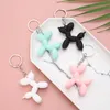 6 color soft rubber cartoon animal styles keychains cute bag car key pendant gift kid children toy wholesale