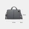 Briefcases Briefcase Laptop Business Bag Men And Women Waterproof Large Capacity Portable 15.6inch Computer Bags Messenger Shoulder Handbag