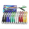 multipurpose Led Torch 3 in1 laser Flashlight Aluminum Torch Carabiner Ring Keyrings mini Flashlights Laser Pointer money detector lights