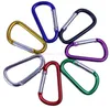 Aluminium-Karabiner, robuster Kletterhaken, Mini-Karabiner, Schlüsselanhänger, Schlüsselanhänger, Schnappclip, Aluminium-Karabinerhaken für Outdoor-Camping, Wandern, Werkzeug