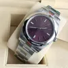 Designer purple men watches oyster womens 41 36 31mm movement type stainless steel case sapphire With box Montre De Luxe watches Automatic Perpetual Dhgate