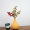 Imitation Gold Powder Berry Branch Christmas Party Decoration Stage Activity Arrangement Wedding Shooting Plant Accessories Wholesale