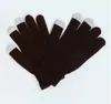 Guantes táctiles de lana tejida para teléfono móvil, guantes cálidos de invierno con pantalla táctil para adultos, guantes táctiles conductores para pantalla de teléfono móvil