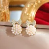 Nouvelle mode géométrique strass boucles d'oreilles tendance goutte glaçure mode femme boucles d'oreilles bijoux coréens 2023