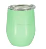 Vaso de vino Vaso de acero inoxidable aislado Vaso de huevo de 12 oz Champán deportes al aire libre Doble pared Tazas de café Banquete de boda Taza de cerveza