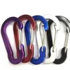 Ny Mini Carabiner Hållbar klättringskrok Aluminiumlegering Camping Tillbehör Fit för utomhussport Vattenflaskan Ryggsäck Tillbehör