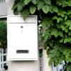 Gartendekorationen 40 % s!!! Abschließbarer, an der Wand montierter, hängender Briefkasten aus Eisen für den Außenbereich mit Schlüssel 230603