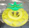 Kid Uppblåsbar ananas Swim Ring Baby Water Sports Pool Float PVC Air Catoon Fruit floats Madrass Spädbarn Swimming Circle Kids Sitsringar Tubes Lifebuoy