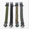 braccialetto multifunzionale fatto a mano con paracadute Braccialetti sportivi da campeggio all'aperto Best Mens 550 Paracord Bracciale con fischietto esca per amo da pesca