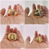 Anillos de racimo al por mayor 1979 Anillo de campeonato Regalos de moda de fanáticos y amigos Piezas de bolsos de cuero Accesorios Drop Delivery Jewelr DHMBJ