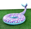 Tubes de cercle de natation sirène chaude matelas gonflable géant pour animaux flotte tubes de fête de l'eau anneau de bain jouets de plage pour adultes
