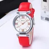 Нарученные часы Wokai Watch Women Fashion Casual Watch Кожаная группа Quartz Ladies Gifts Price Drop Montre Femme