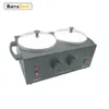 Heaters Electric Double Wax Warmer Hine for Hair Removal Double Chamber Electric Wax Warmer for Paraffin Salon Beauty Shop Using