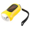 Mini Portable Blak Latka Latarka Mocna Lekka Ręka Dynamo Dynamo Dynamo Solar Latka Latka Latarka na zewnątrz Camping Torch Pure Kolor