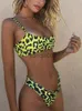 Traje de baño de mujer Bikini de piel de serpiente Traje de baño de mujer Bikinis de leopardo Sexy Biquini Traje de baño Push Up Traje de baño Mujer Ropa de playa Bikini de natación Mujer J230603