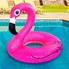 120 CM 60 Inch Giant Opblaasbare Flamingo Zwembad Speelgoed Float Opblaasbare flamingo zwemstoel ring zwembad strand speelgoed