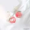 Charme Neue Ankunft Trendy Rosa Tropfen Ohrringe Für Frauen Nette Süße Schmuck Mode Geschenke R230603
